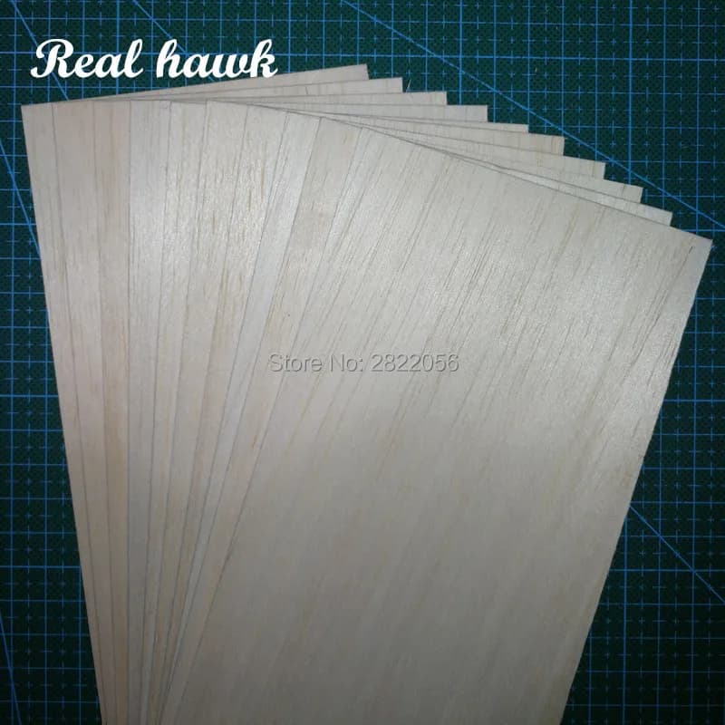 A stack of high-quality AAA+ balsa wood sheets for model building.