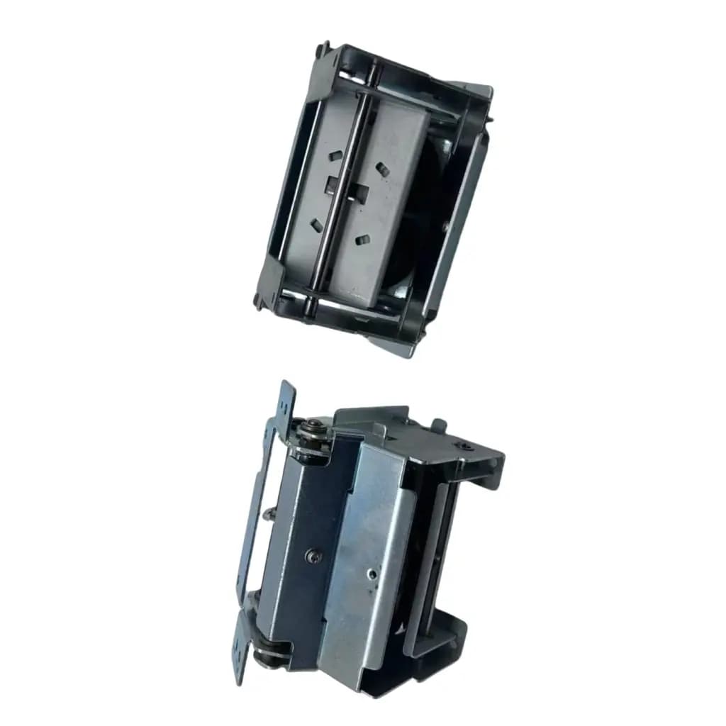 Heavy-duty metal replacement platform hinge for Fujitsu fi-6770 image scanners.