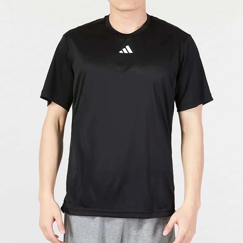 Adidas Men's IB7915 Black Ice Silk Quick Dry Running T-Shirt